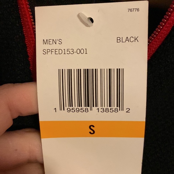 NEW Black hooded 1/2 zip Pullover by Spyder size Small - Picture 5 of 9